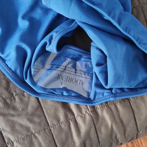 Adore Me Blue One Piece Swimsuit New With Tags XL CALYPSO cut - Picture 5 of 5